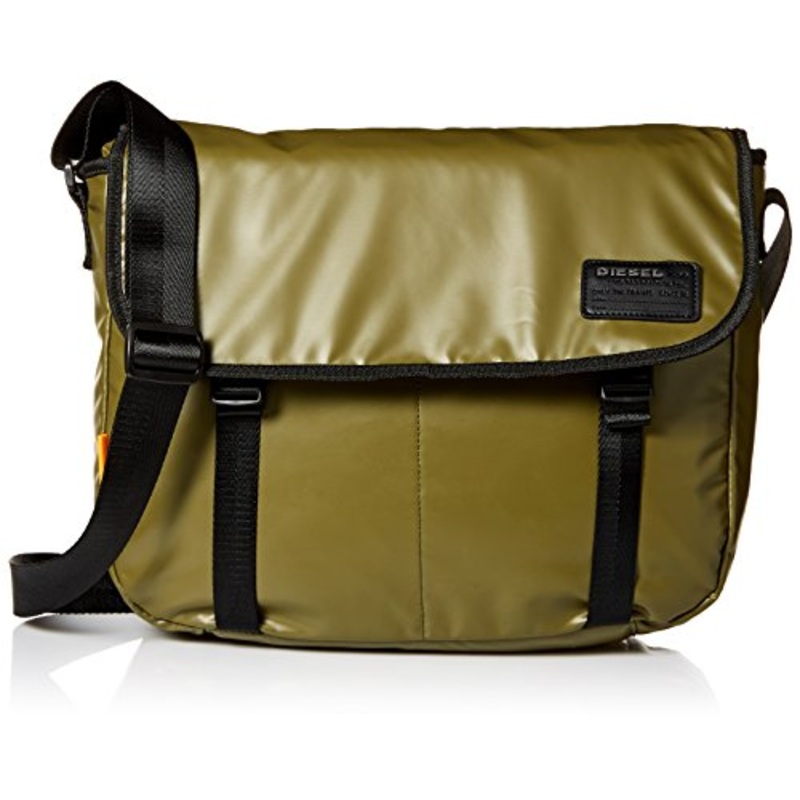 Diesel Men'S Discover Messenger Bag, Olive Drab, One Size