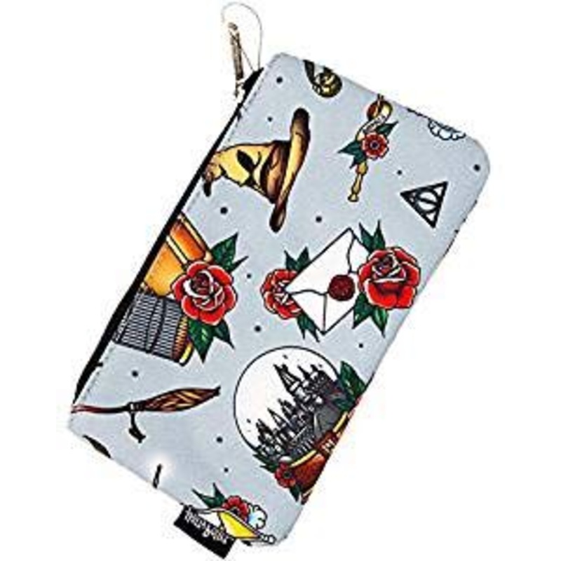 Loungefly x Harry Potter Relics Character Print Coin Cosmetic Bag Pencil Case