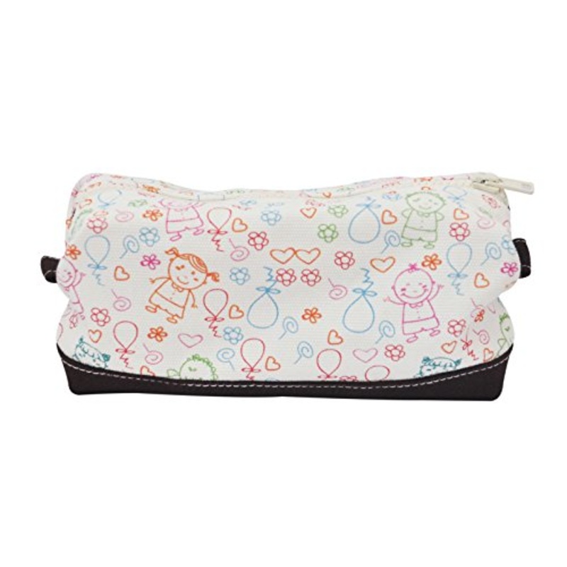 Vietsbay'S Women Lovely Kidsprint Canvas Toiletry Bag Makeup Cosmetic Pouch