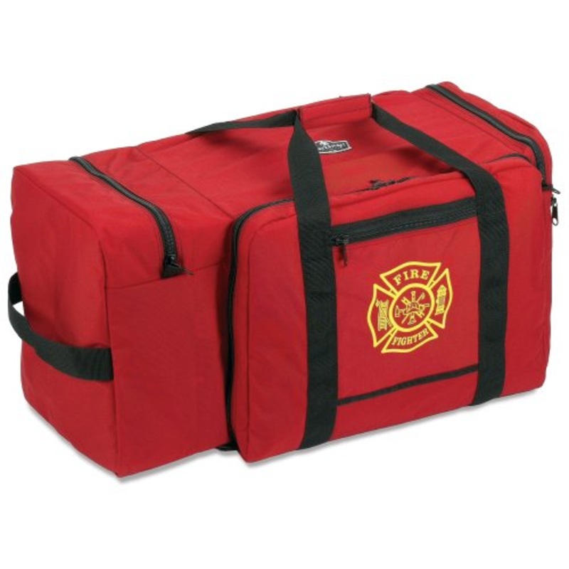 Arsenal 5005P Large Firefighter Rescue Turnout Fire Gear Bag W/ Shoulder Strap & Helmet Pocket