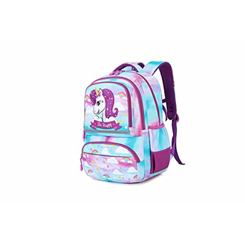 Backpack for girl kid Unicorn Backpack for little girls Rainbow Glitter Lightweight Resistant Preschool Backpack for kids School Bag