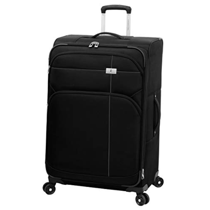 London Fog Cranford 29" Expandable Spinner, Black