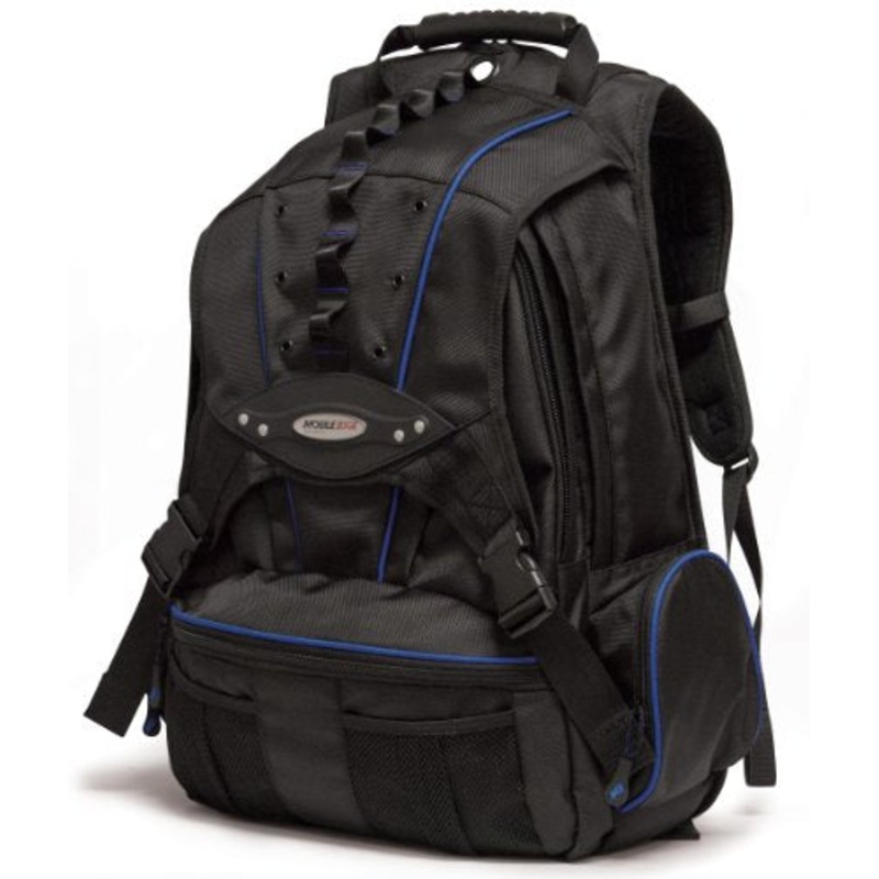 Mobile Edge Premium Laptop Backpack- 17.3-Inch (Black/Navy)