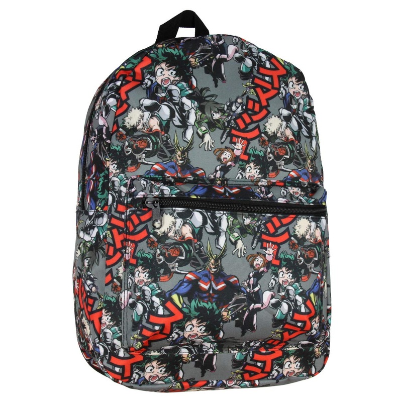 My Hero Academia Character All Over Sublimated Backpack School Bag