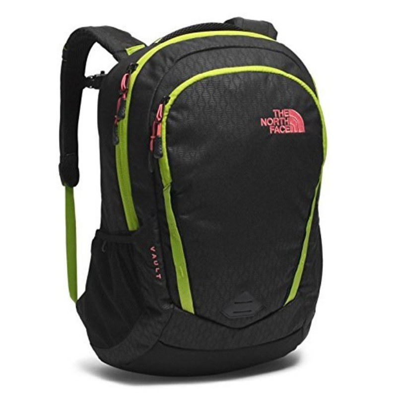 The North Face Women's Women's Vault TNF Black Emboss/Calypso Coral Backpack