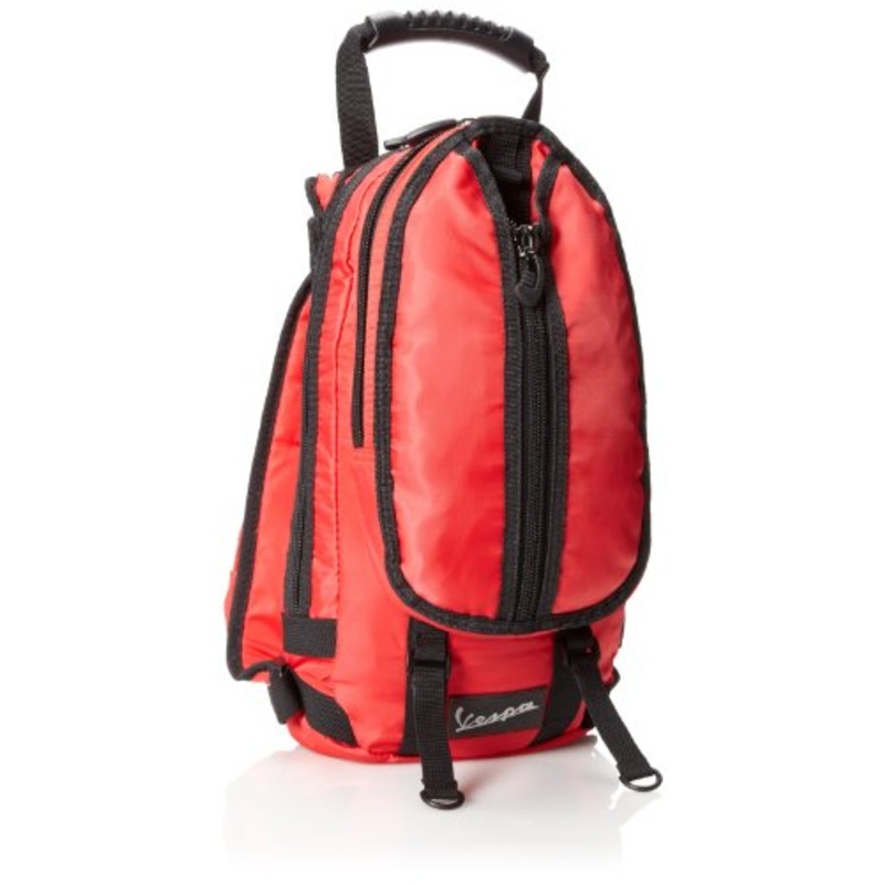 Vespa Men's Nylon Mini Backpack, Red