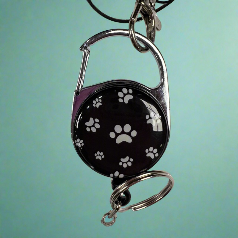 Cruise Ship Keycard Retractable Lanyard- Dogs