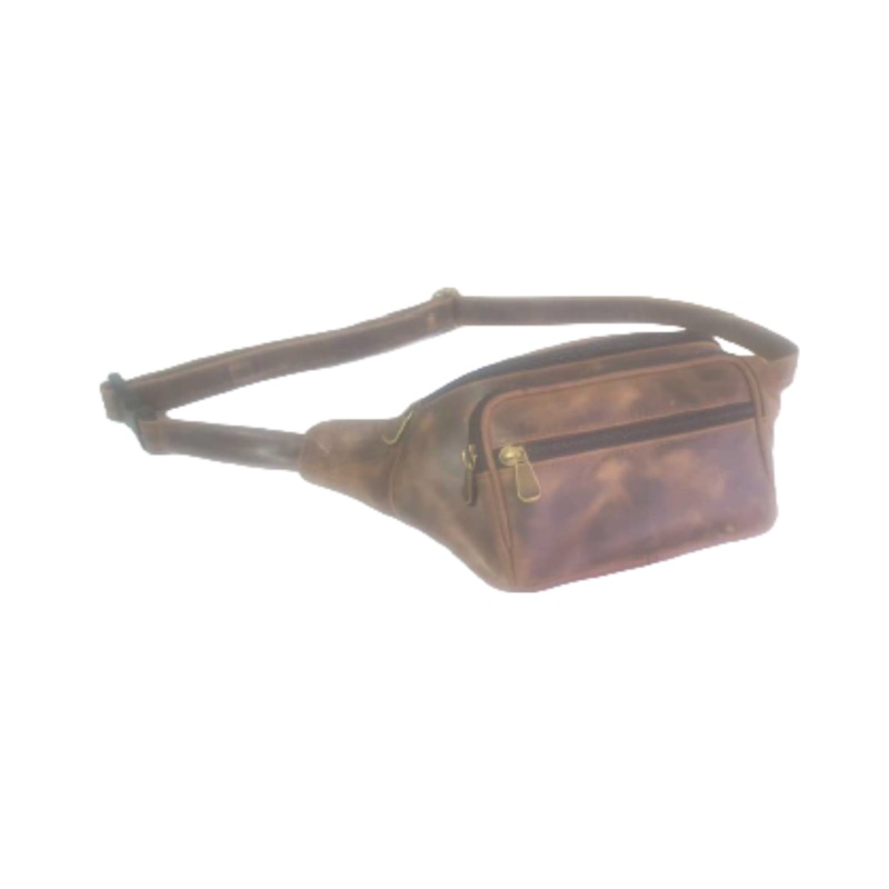 Distressed Leather Waist Pack