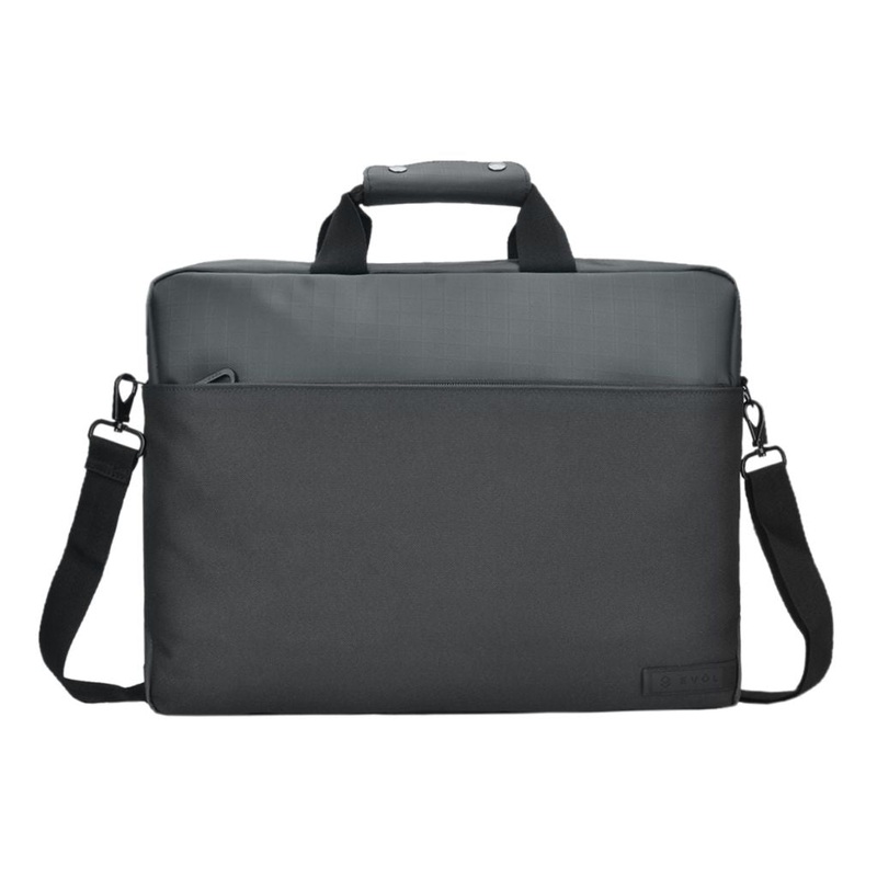 Evol 15.6 Byron Shoulder Laptop Brief - Black