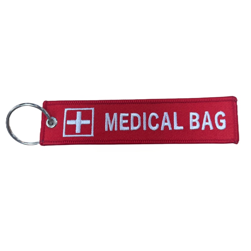 Medical Bag Tag with Keyring
