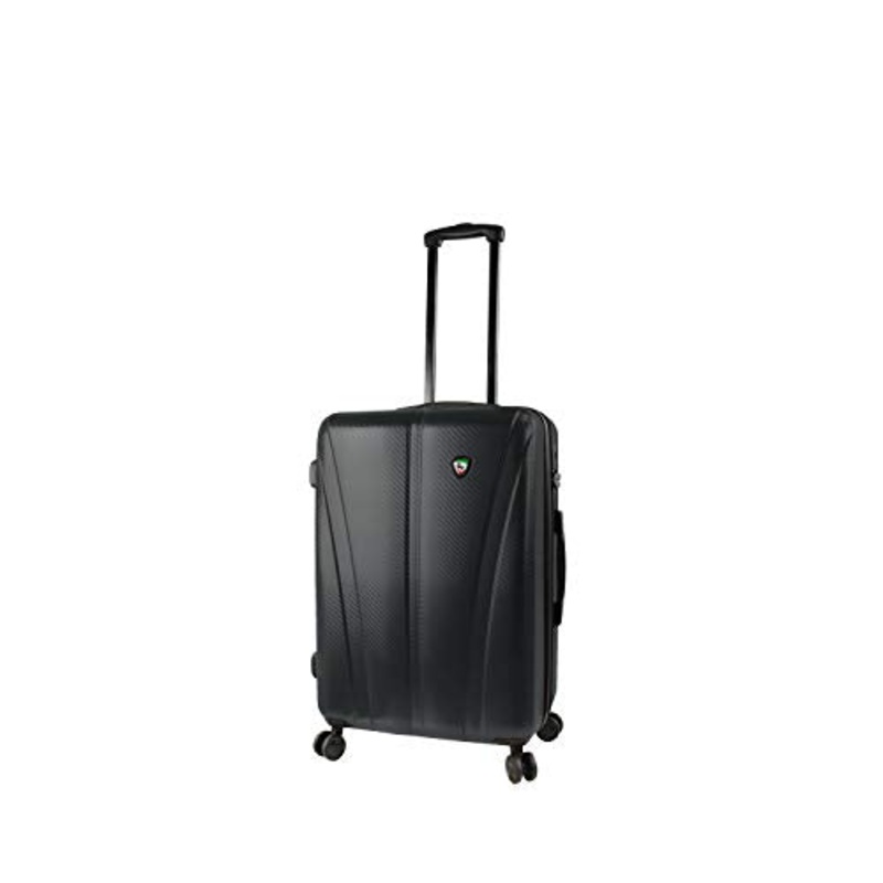 Mia Toro Italy Usini Hardside 24" Spinner, Black
