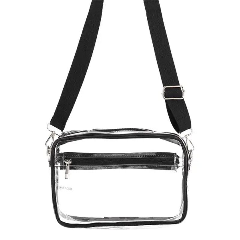 Nima Accessories Clear Stadium Crossbody- 10 x 3 x 7