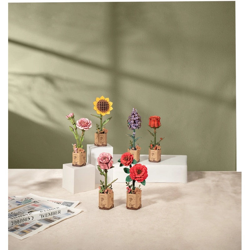 3D Wooden Flower Puzzle