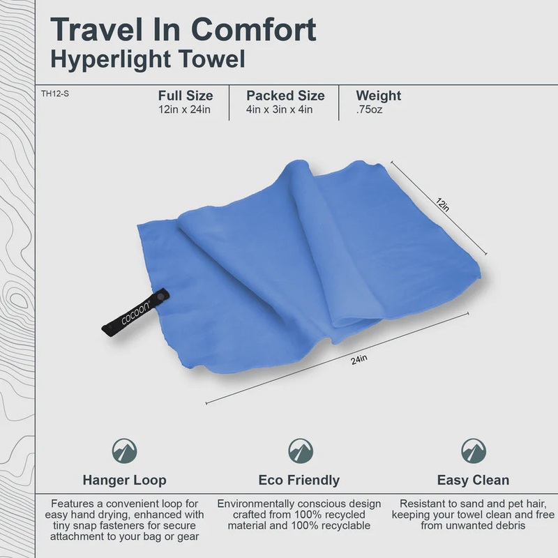 Cocoon Hyperlight Travel Towel TH12/TH13 Small