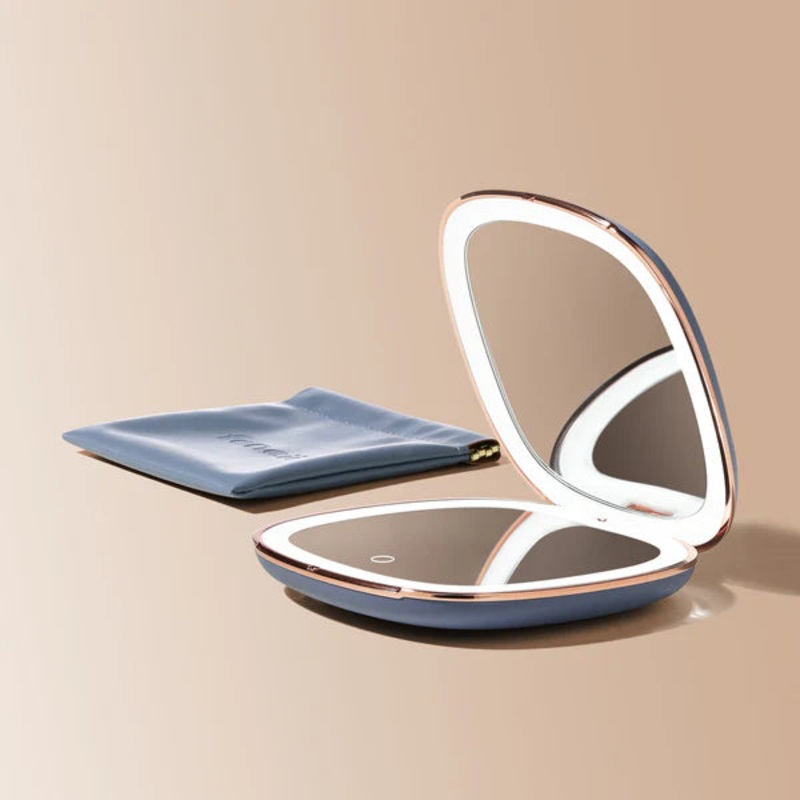 Fancii Mila 2 Rechargeable Travel Mirror Harbor Blue