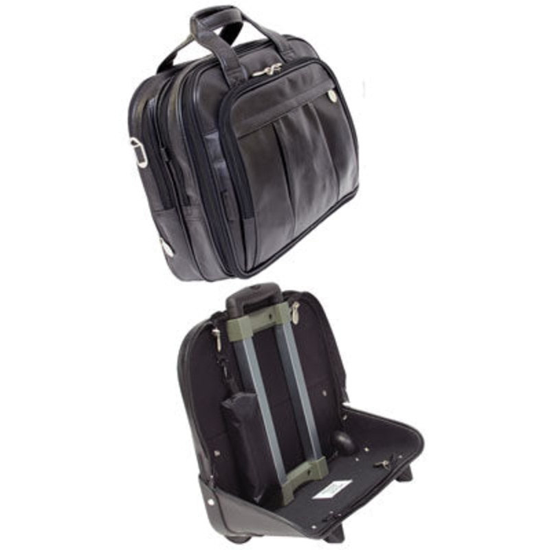 McKlein R Series Damen Leather Detachable-Wheeled Laptop Case 80715/80714