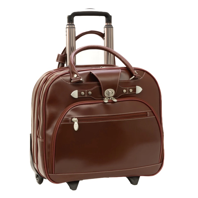 McKlein Redwood L Series Woman's Wheeled Briefcase 9969