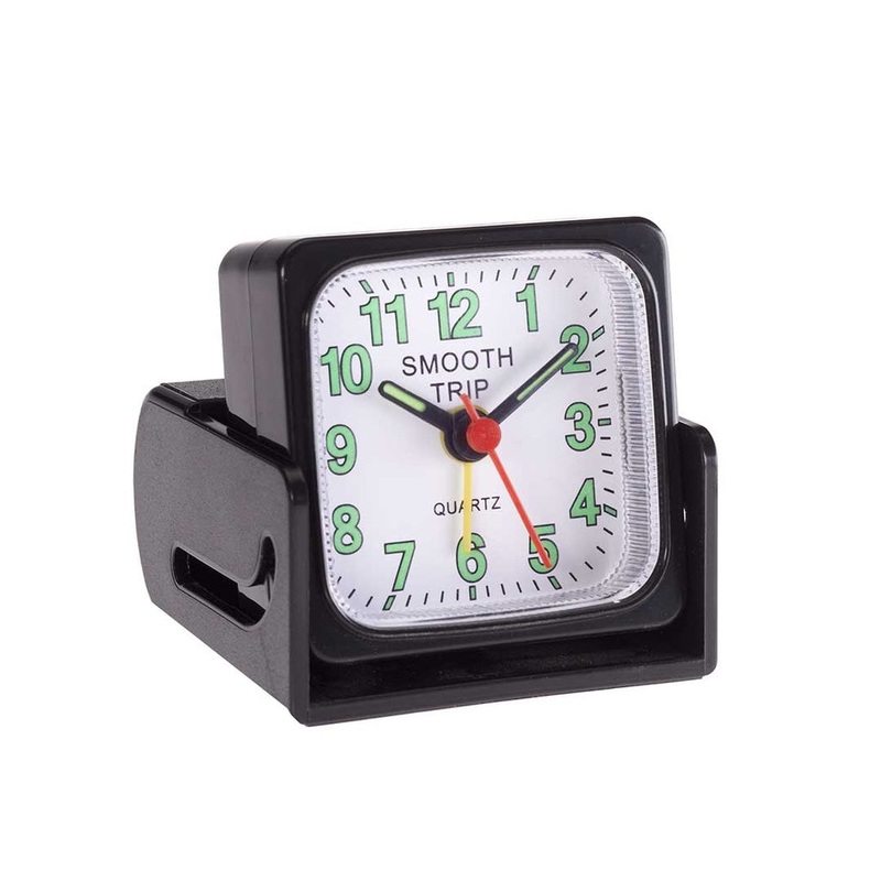 Smooth Trip Night View Travel Alarm Clock