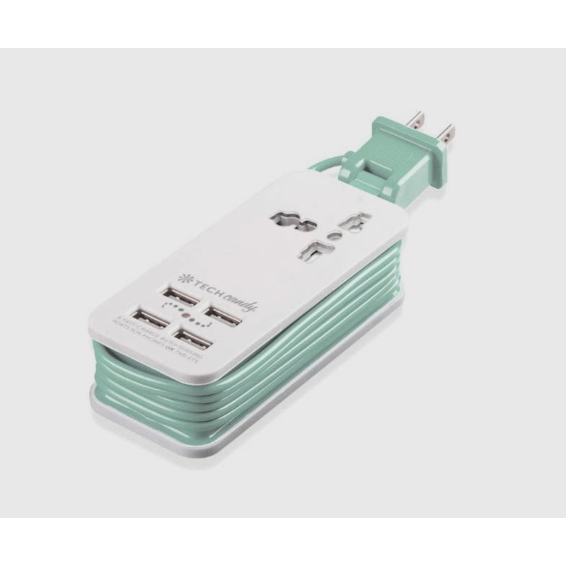Tech Candy - Power Trip Outlet + Usb Travel Charging Station- $39.99