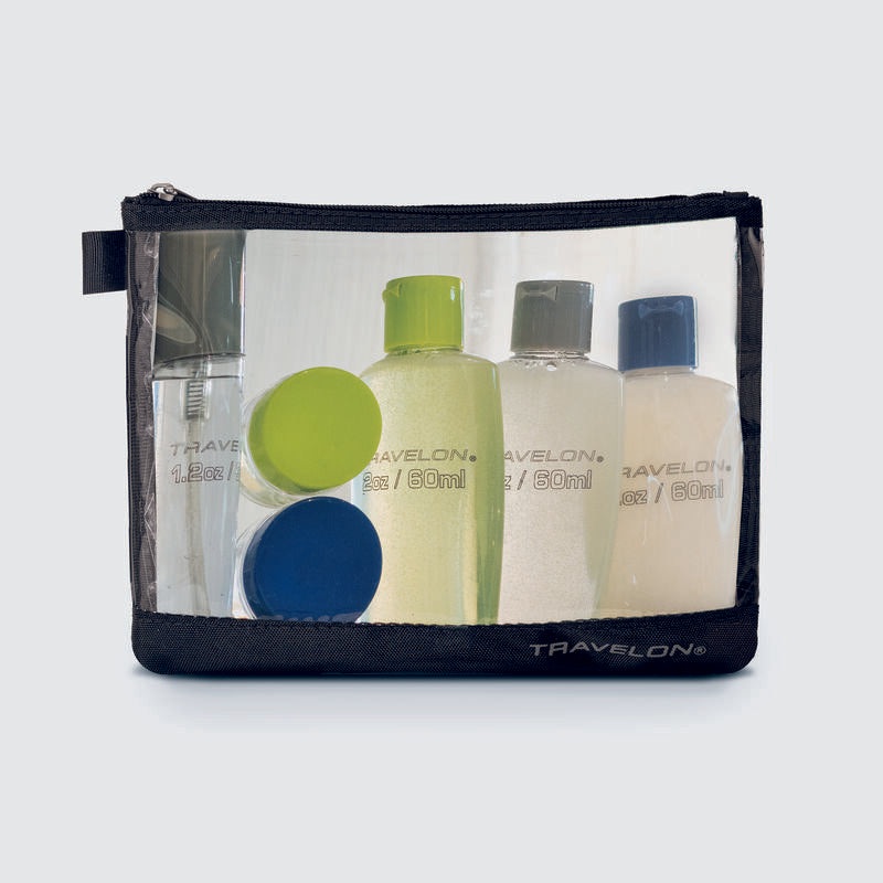 Travelon 1-Quart Zip-Top Bag with Bottles 02037