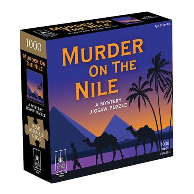University Games & Front Porch Classic Mystery Murder on the Nile Jigsaw Puzzle 33123