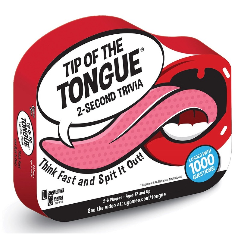 University Games Tip of the Tongue - 2 Second Trivia Game 1405