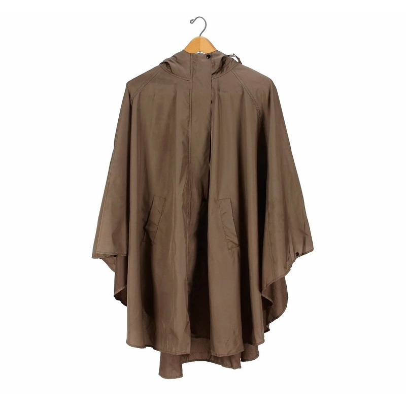 Water-Resistant Travel Rain Poncho- $12