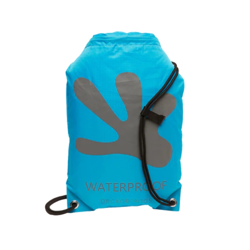 Geckobrands Drawstring 10L Waterproof Backpack GDB-DSBP14, GWP-15055