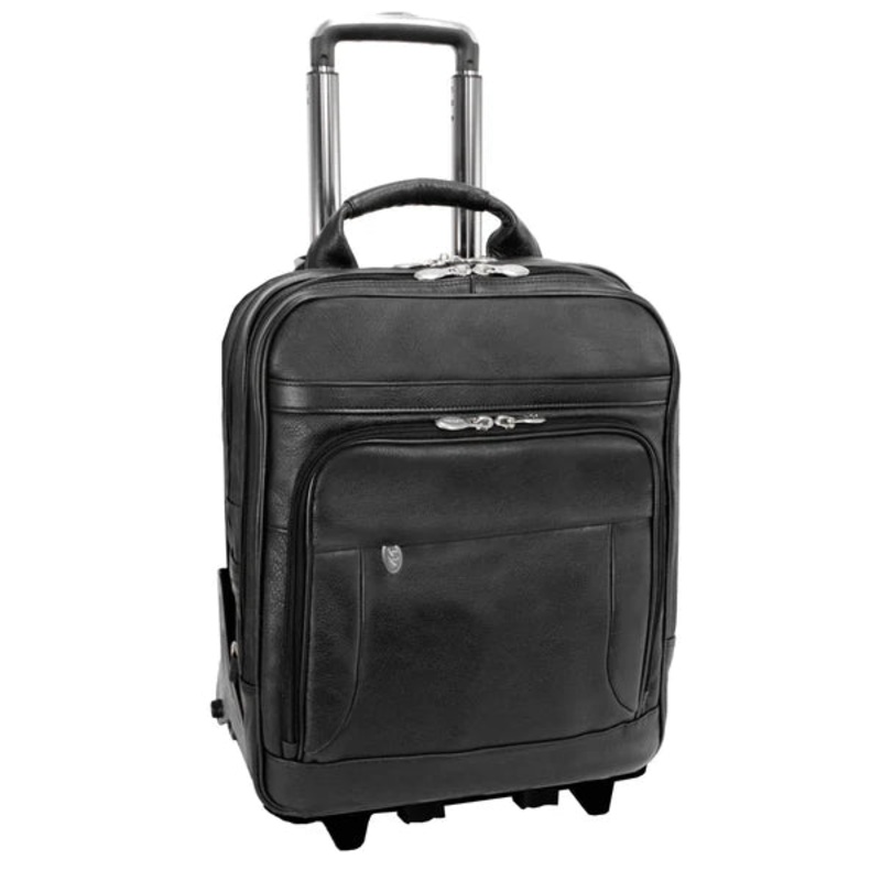 McKlein I Series WICKER PARK | 17 Leather Detachable-Wheeled 3-Way Laptop Case 47195