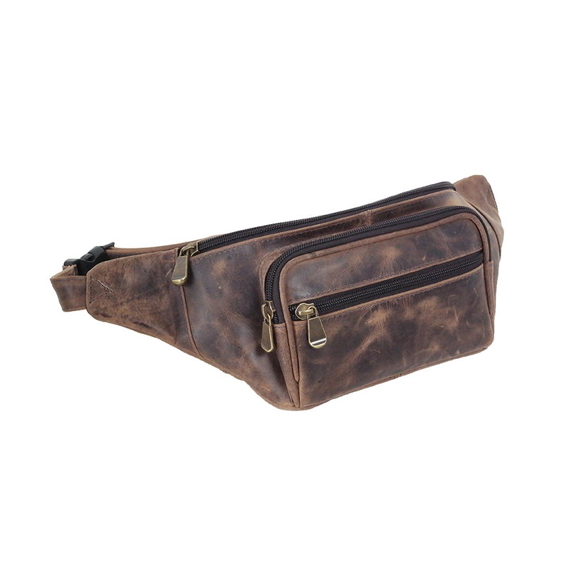 NLDA DayTrekr Distress Leather Waist Pack 771-20615-BN