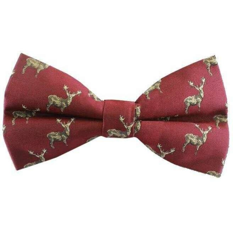 Sophos Stag Bow Tie - Wine