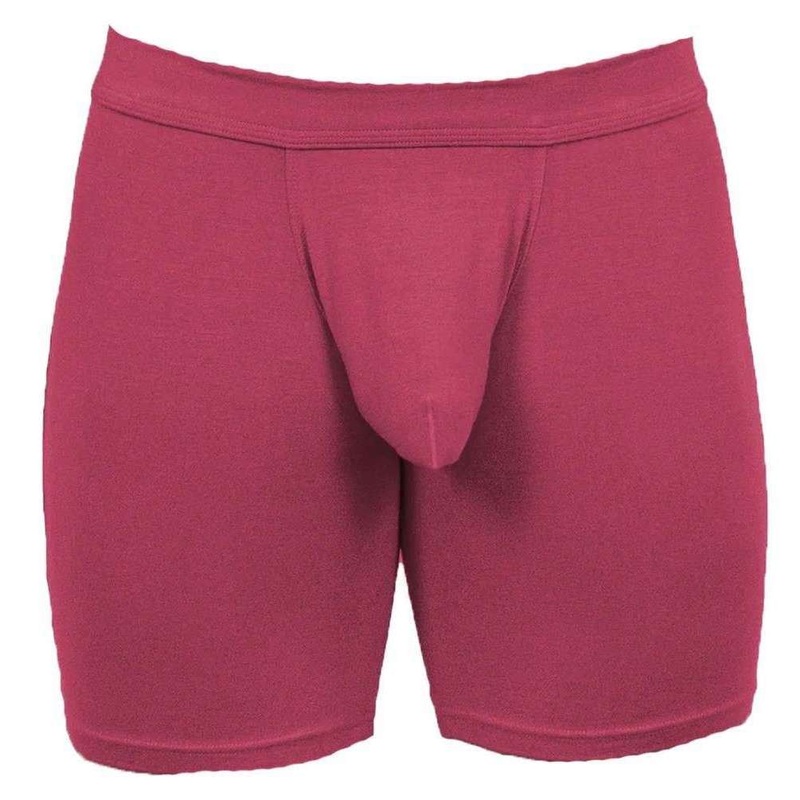 Obviously EliteMan Boxer Brief 6inch Leg - Brick Red