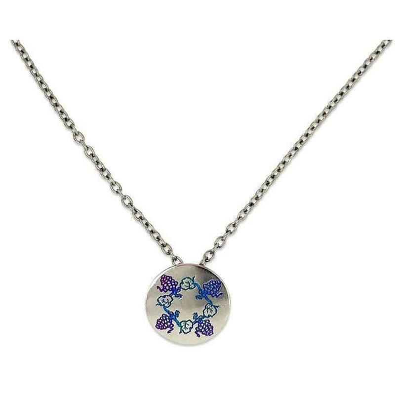 Ti2 Titanium Grapevine Pendant - Purple/Blue