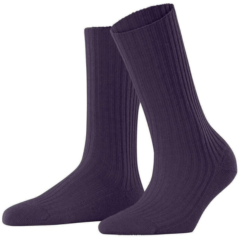 Falke Cosy Wool Boot Socks - Wineberry Purple
