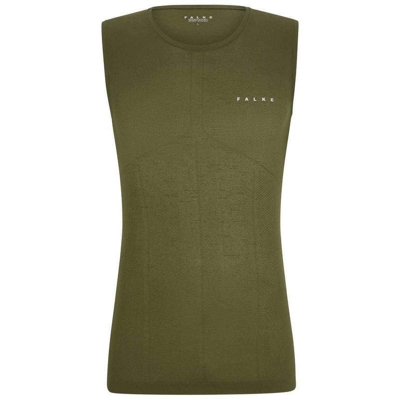 Falke Ultra-Light Cool Singlet Vest - Herb Green