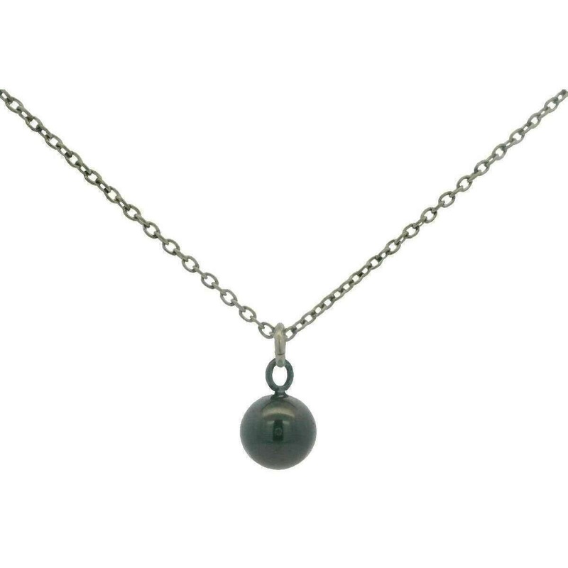 Ti2 Titanium Bead Pendant - Black