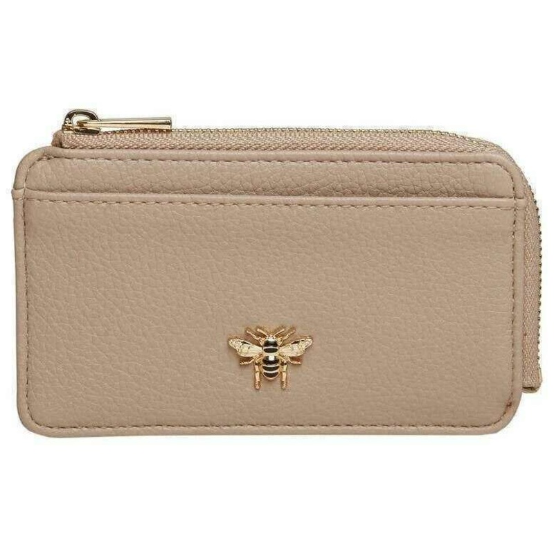 Alice Wheeler London Bath Coin Card Purse - Stone Beige