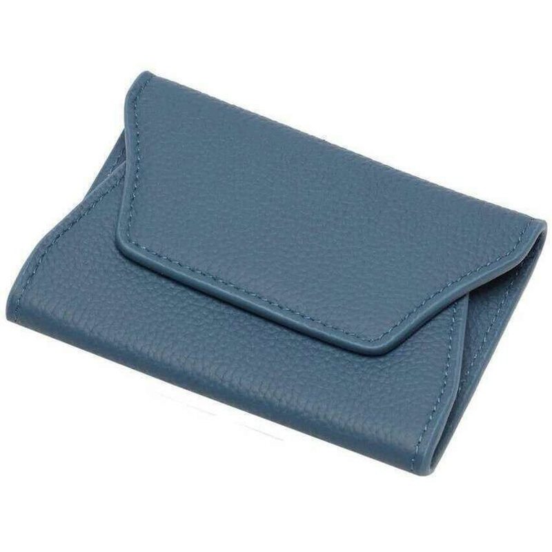 Elie Beaumont Wallet Card Holder - Teal Blue