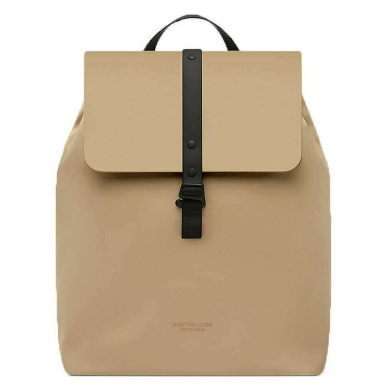 Gaston Luga Dash Bucket Backpack - Latte Beige