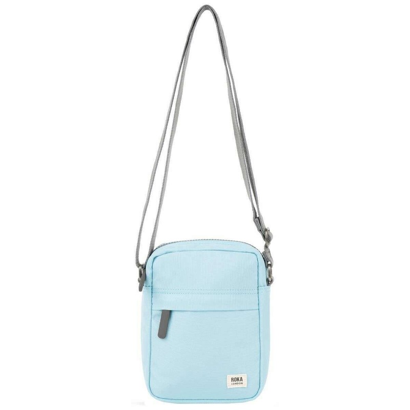 Roka Bond Recycled Canvas Crossbody Bag - Ice Blue