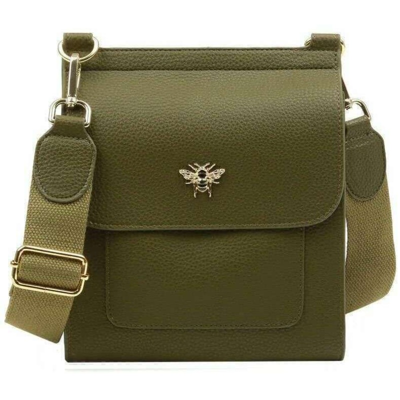 Alice Wheeler London Bloomsbury Crossbody Bag - Olive Green