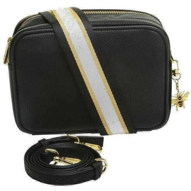 Alice Wheeler London Soho Camera Crossbody Bag - Black