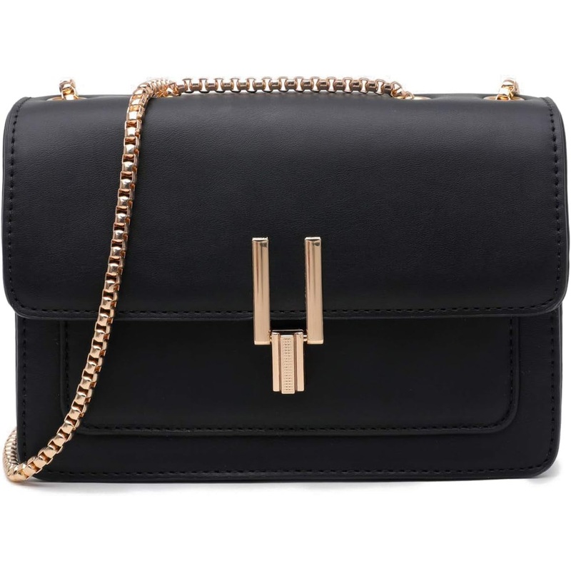 Color-Block Crossbody Bags for Women Leather Cross Body Purses Cute Designer Handbags Shoulder Bag Medium Size