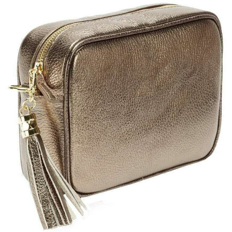 Elie Beaumont Crossbody Bag - Bronze