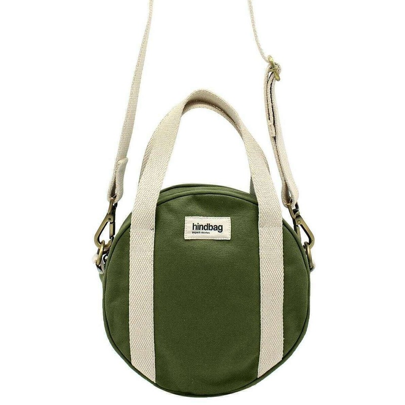 Hindbag Louis Round Crossbody Bag - Olive Green