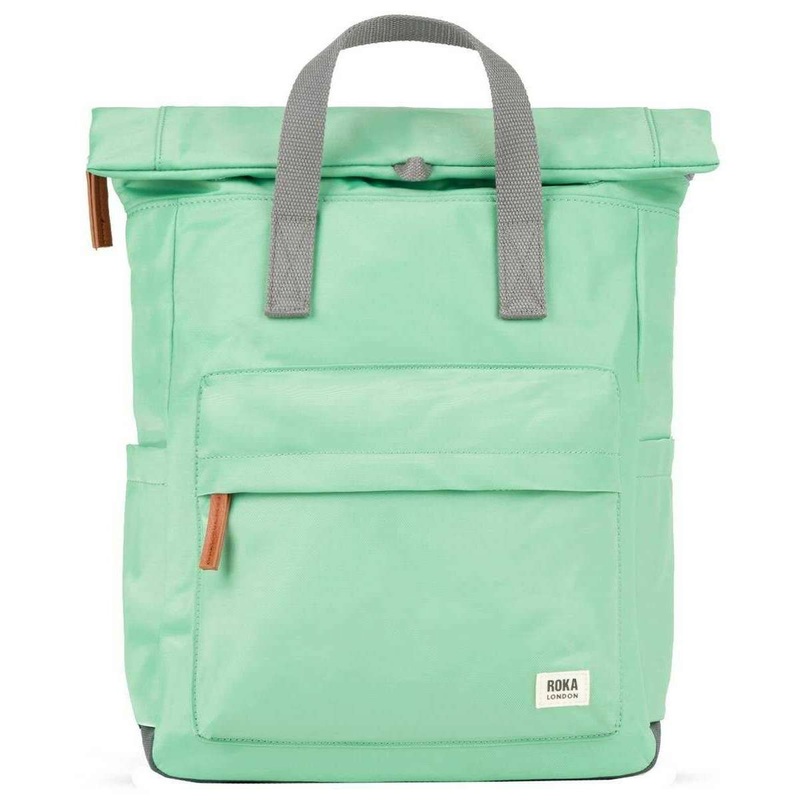 Roka Canfield B Medium Recycled Nylon Backpack - Matcha Green
