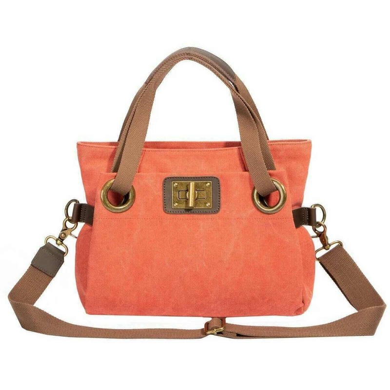 ZEDE Pont Des Arts Mini Cross Body Bag - Corail Orange
