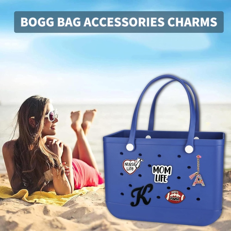 Bogg Bag Charms, Original Models Rubber Beach Tote Charms (MOMLIFE)