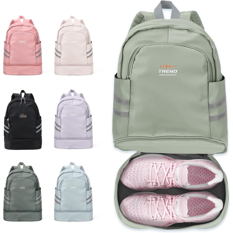 Coofay Gym Backpack for Women Men Gym Bag for Women Athletic Sports Backpack with Shoe Compartment Workout Bag Lightweight Waterproof Backpacks