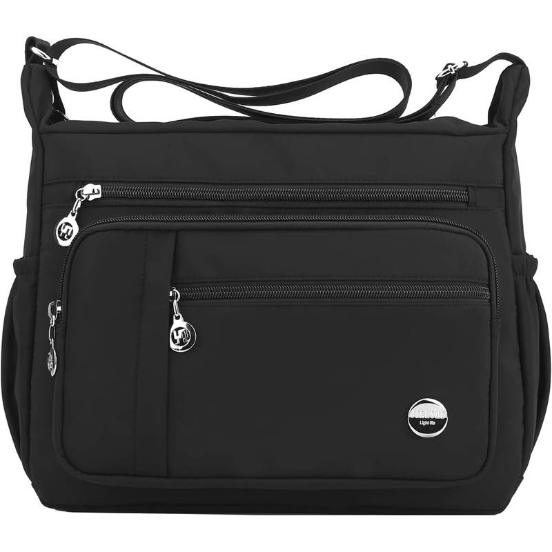 Crossbody Bag for Women, Multiple Pockets Handbag with Top Handle